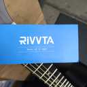 RIVVTA Acoustic Guitar Kit for Beginners Adults, 41 Inch Cutaway Acoustic Electric Guitar with Tuner, Strings, Picks, Strap, Pickguard, Capo, Hex Wrench, Gig Bag, Cleaning Cloth, Black