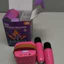 YLL Mini Karaoke Machine for Kids Toys, Portable Bluetooth Speaker with 2 Wireless Microphones, Birthday Gifts for Girls 3, 4, 5, 6, 7, 8, 9, 10, 11, 12+ Years Old Toddler Teens (Hotpink)