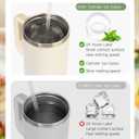 White Elephant Gifts Christmas Stocking Stuffers, Ice Cube Tray for Stanley Tumbler 20-40oz, Silicone Ice Molds for Freezer, Ice Maker for Whiskey, Coffee, BPA-free, Gift for Men(Green)