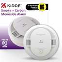 Kidde Smoke & Carbon Monoxide Detector, AA Battery Powered, LED Warning Light Indicators, 1 Pack (White)