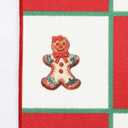 3 x OWENIE Christmas Table Runner, Vintage Style Christmas Table Decor with Classic Holiday Elements, 1336 Inch Linen Table Runner for Christmas Dinner, Party, Home Decor