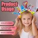 Craft Pipe Cleaners Proffessional 1000 Pcs 25 Colors, Pipe Cleaners Craft Supplies and Chenille Stems or Pipecleaners, Pipe Cleaners Bulk, for Crafts, Gift Wrapping and Party Decorations.