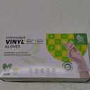 Disposable Vinyl Gloves, Food Safe, Latex-Free Powder-Free Clear Plastic Gloves for Cooking, House Clean, Food Prep (Medium)
