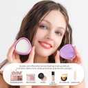 Docolor Makeup Brushes Cleaner Set Solid Soap Cleanser with Color Removal Sponge, Makeup Brush Cleaner Mat Brushes Shampoo for Cleaning Makeup Sponges, Brushes & Applicators Vegan (coconut oil) (2 PCS)