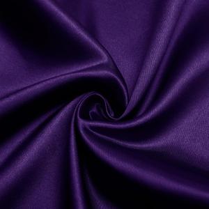 Horbaunal Dark Purple Satin Fabric 55 Inch Wide by The Yard, Soft Charmeuse Satin Fabric for Wedding Dress, DIY Craftings, Costumes, 5 Yard