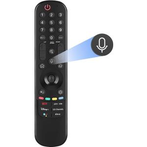 for LG-Smart TV Remote Replacement, for LG Magic Remote MR20/21/22/23/24GA, Compatible with LG2021-2024 OLED QNED NanoCell UHD 4K 8K Smart TV, with Voice and Pointer Function