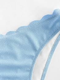 Bathing Suit Bottoms Blue Size Small, 36
