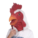 Rooster Animal Head Mask For Halloweem Costume Cosplay, Latex Funny Mask for Kids and Adult