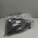 Joydeco Black Velvet Curtains 90 inch Length 2 Panels, Luxury Blackout Rod Pocket Thermal Insulated Window Curtains, Super Soft Room Darkening Drapes for Living Dining Room Bedroom,W52 x L90 inches