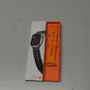 Lerobo Ocean Band Compatible with Apple Watch Ultra 3/2/1 49mm,46mm Series 11 10,45mm Series 9 8 7,44mm Series 6 5 4 SE,Soft Silicone Breathable Waterproof Sport Strap for Men Women, Orange