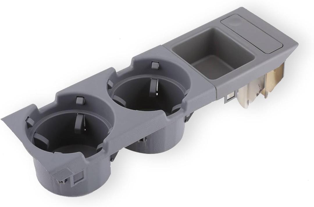 Cup Holder for Cars 51168217953 - Compact Organizational Design, Sturdy Plastic Cup Holder, Suitable for E46 1998-2006 Models