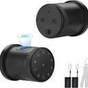 Smart Fingerprint Door Lock, Smart Fingerprint Door Knob with Keypad, Biometric Door knobs with with App Control, Keypad, Key, fingerprint, IC Card, Anti-Slip Handle Door Knob for Bedroom,Home,Office
