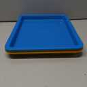 Food Trays 4Pack Blue, Green, Red, Yellow