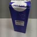 MIULEE Christmas Linen Cafe Curtains 36 Inch Length for Kitchen Bathroom Over Sink 2 Panels, Farmhouse Rod Pocket Short Semi Sheer Light Filtering Tier Curtains for Small Half Window W26" x L36", Red