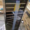 Tylza Upgraded 154 Bottles Wine Cooler Refrigerator, 24 Inch Tall Wine Fridge Built-in or Freestanding with Professional Compressor, Low Noise Fast Cooling and Intelligent Temperature Memory