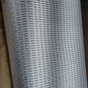 Mind Reader 40L Slim Laundry Hamper, Clothes Basket, Lid, Wicker Design, Plastic, 18"L x 10.4"W x 23.5"H, Ivory (Single, Ivory)