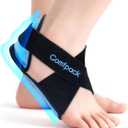 Plantar Fasciitis Relief Ice Pack with Full Heel & Sole Gel Coverage, Gel Heel Cup Protector for Pain Relief, Adjustable Heel Foot Ice Pack Wrap for Sore Foot, Achilles Tendonitis