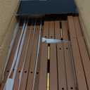 Under Bed Storage with Wheels-Large Bamboo Underbed storage Containers with Large Dust Bag Stackable Under the Bed Shoe Storage Bins for Clothes Books Bedding (2 Packs walnut, 33.07"L×16.54"W× 6.5"H)