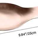 VanlonPro Stainless Steel Spoon Rest, Spatula Ladle Holder, Stainless Steel Utensil Spoon Rest Holder, Brushed Finish, Dishwasher Safe 9.8 x 3.7 Inch (Rose Gold 1PC)