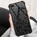 ZHEGAILIAN for iPhone 7/8/SE2/SE3 Case, Military-Grade Protection, All-Around Shockproof Corners, Anti-Scratch Phone Case for iPhone 7/8/SE2/SE3, Black Grey Leopard