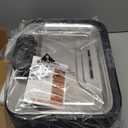 UPSKY 2.25Gal Elevated Dog Water Fountain, 4 Heights Adjustable Pet Fountain for All Dog Sizes, 304 Stainless Steel Tray Indoor Cat Drinking Dispenser with Ultra-Quiet Pump & 2 Replacement Filters