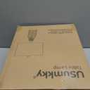 23.75" Modern Green Ceramic Table Lamp Set of 2 for Living Room, Farmhouse Bedside Nightstand Lamp for Bedroom Home Office Dorm