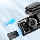 AZDOME M550 Pro 4K Dash Cam Front and Rear, Free 64GB Card, 5GHz Wi-Fi GPS Car Camera, 3.18'' IPS Screen Dashcam, APP Control 150° Wide Angle, WDR Night Vision, G-Sensor Parking Mode