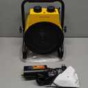 Greenhouse Heater with Digital Thermostat Controller, 1500W Green House Heater for PlantsElectric Grow Tent Heaters, Fast Heating with Overheat Protection, Space Heater for Flower Room,Yellow