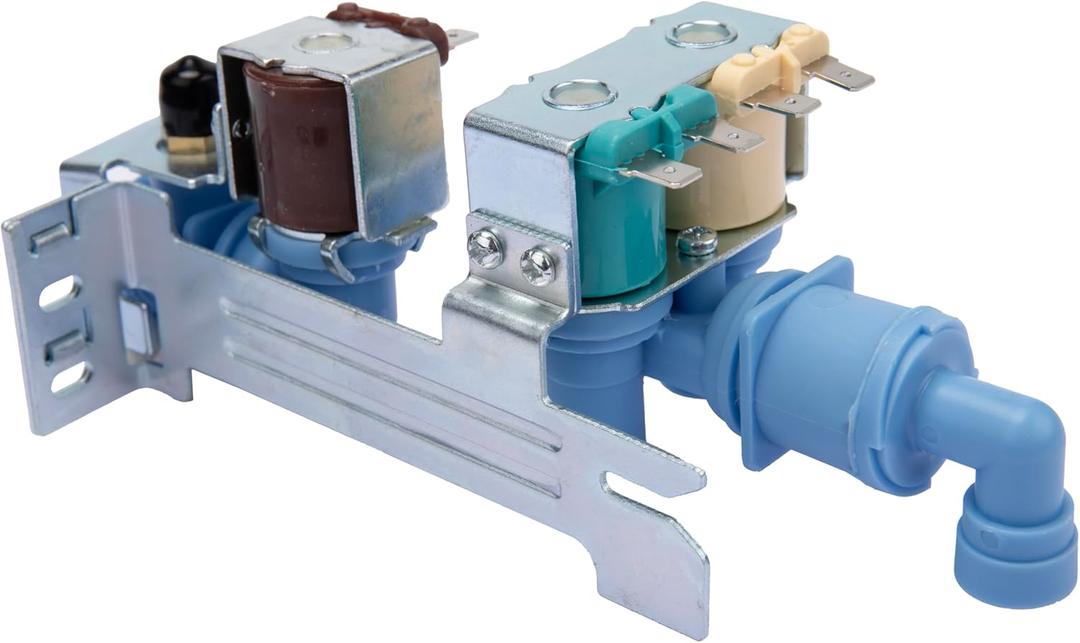 242252702 Triple Refrigerator Water Inlet Valve Compatible with Frigidaire Kenmore Electrolux Refrigerator Replace 240531101,241734301, 240321801,WV2702, 241636701, AP5671757, K-76150