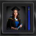 GMFrames Graduation Picture Frame with Tassel Holder Class of 2026 & 2025 Shadow Box Photo Frame for 8x10 Pictures Graduation Party Gift and Keepsake Black-Silver