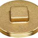Oatey 42372 185 Brass Cleanout Plug, 3-Inch
