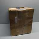 Set 10 Premium Deck Tiles, Interlocking Deck Tile, Wooden Patio Flooring Outdoor Waterproof, Acacia Wood Decking All Weather for Balcony Indoor and Outdoor Use (Golden Teak, Round Joints) (10 Pcs - 10 Square Ft)