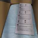 Amazon Basics Leak-Proof Dog and Puppy Potty Training Pee Pads with Quick-Dry 5-Layer Super Absorbent Design, Regular Size 22 x 22 inch, Blue & White, 100 Count