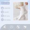 8-20 Pairs Mens Ankle Socks Athletic Running Low Cut Socks Men Performance Wicking Sport Sock (One Size)