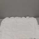 KKJIAF Ruffle Pillow Cases Standard Size Set of 2, Ruffled Pillow Covers with Envelope Closure, Wrinkle Resistant Pillowcases 20" x 26", Ruffled Pillow Shams, White