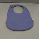 Emptycolor Silicone Adult Bib for Men & Women Waterproof Bib with Food Catcher, Adjustable & Washable Adult Bibs for Elderly Eating, BPA-Free, Blue