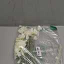 6PCS Cosmos Silk Flowers 24''Fake Wild Flowers Artificial Flowers Arrangement for Wedding Party Kitchens Home Decoration(White)