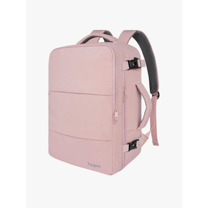 Taygeer Travel Backpack for Women, Carry On Backpack with USB Charging Port & Shoe Pouch, TSA 15.6inch Laptop Mochila Flight Approved, Nurse Bag Casual Daypack for Weekender Business Hiking, Pink