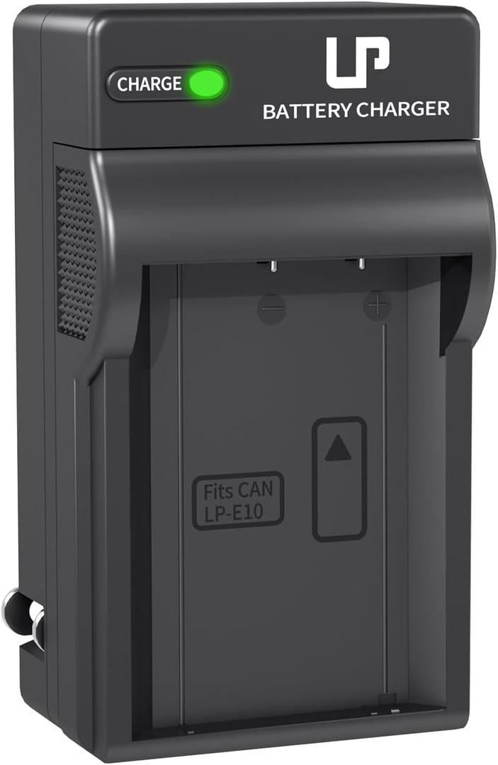 LP LP-E10 Battery Charger, Charger Compatible with Canon EOS Rebel T7, T6, T5, T3, T100, 4000D, 3000D, 2000D, 1500D, 1300D, 1200D, 1100D & More (NOT for T3i T5i T6i T6s T7i)