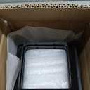 SPACEEUP 4x4 Post Base Cover - Black Square Brackets, 10PCS, 3.6'' x 3.6'' Heavy Duty Steel Deck Post Caps