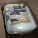 Woolrich Heated Mattress Pad Twin XL - Sherpa Electric Mattress Topper, Auto Shut Off, 5 Heat Levels Controller, Deep Elastic Pocket Up to 17" Mattress, UL Certified, Machine Washable, Twin XL White