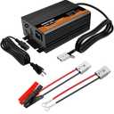14.6V 30A Lithium Battery Charger, 14.6V LiFePO4 Battery Charger, Bulit-in Cooling Fan, Support Fast Charging, Suitable for 12 Volt Automotive Trailer RV SUV Motorbike Boats and More
