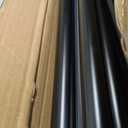 ENJOYBASICS Matte Black Shower Curtain Rod 30 to 76 Inches, Stainless Steel Adjustable Spring Tension Rods No Drill for Bathroom, Closet, Window, Room Divider, Never Rust, Non Slip