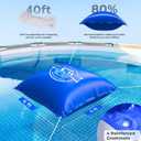 2 x Arock 4' X 4' Pool Air Pillow for Above Ground Swimming Pool, Cold-Resistant Ice Equalizer, Winterizing Winter Closing Pillows, Ultra Thick & Super Durable Pool Cover Pillow - Rope Included