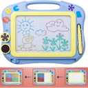 AiTuiTui Magnetic Drawing Board Toddler Toys for 3 4 5 Years Old, Travel Size Erasable Doodle Sketching Writing Pad for Kids in Car, Early Education Learning Skill Development Toddler Toys
