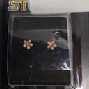 STUDEX Daisy Stud Earrings | Hypoallergenic and Nickel Safe for Sensitive Ears | High Fashion Earrings for Women and Men (AB Crystal)