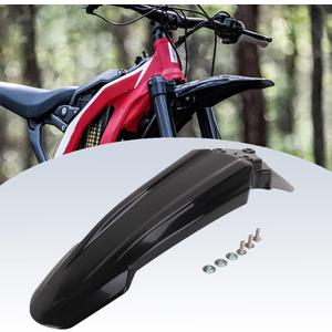 JFG RACING Front Fender for Surron Light Bee,Dirt Bike Mudguard Mud Guard for Dirt Bike Sur Ron Light Bee X and S/X160/X260 (Not Fits RST Fork) (Black)