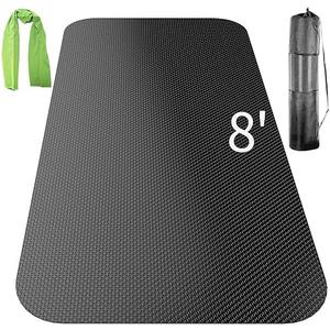 Large Exercise Mat,Exercise Equipment Mat,Treadmill Mat, Exercise Bike Mat, Workout Mats for Home Gym Mats Gym Flooring Rubber Workout Mat Fitness Mat Large Yoga Mat Cardio Mat for Weightlifting, Jump Rope, Non-slipping
