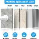 2pack Tension Curtain Rod 30 to 62 Inch, White Spring Tension Curtain Rod Adjustable Expandable Curtain Rod No Drilling, Spring Loaded Curtain Rods for Windows, Bedroom, Doorway Door, Closet