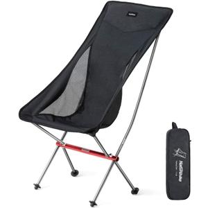 Naturehike Camping Chair, Foldable with Storage Bag, Outdoor Portable Chair for Adults, Lightweight, Supports 330lbs, Backpacking Chair for Fishing, Hiking, Beach, Lawn (Large)